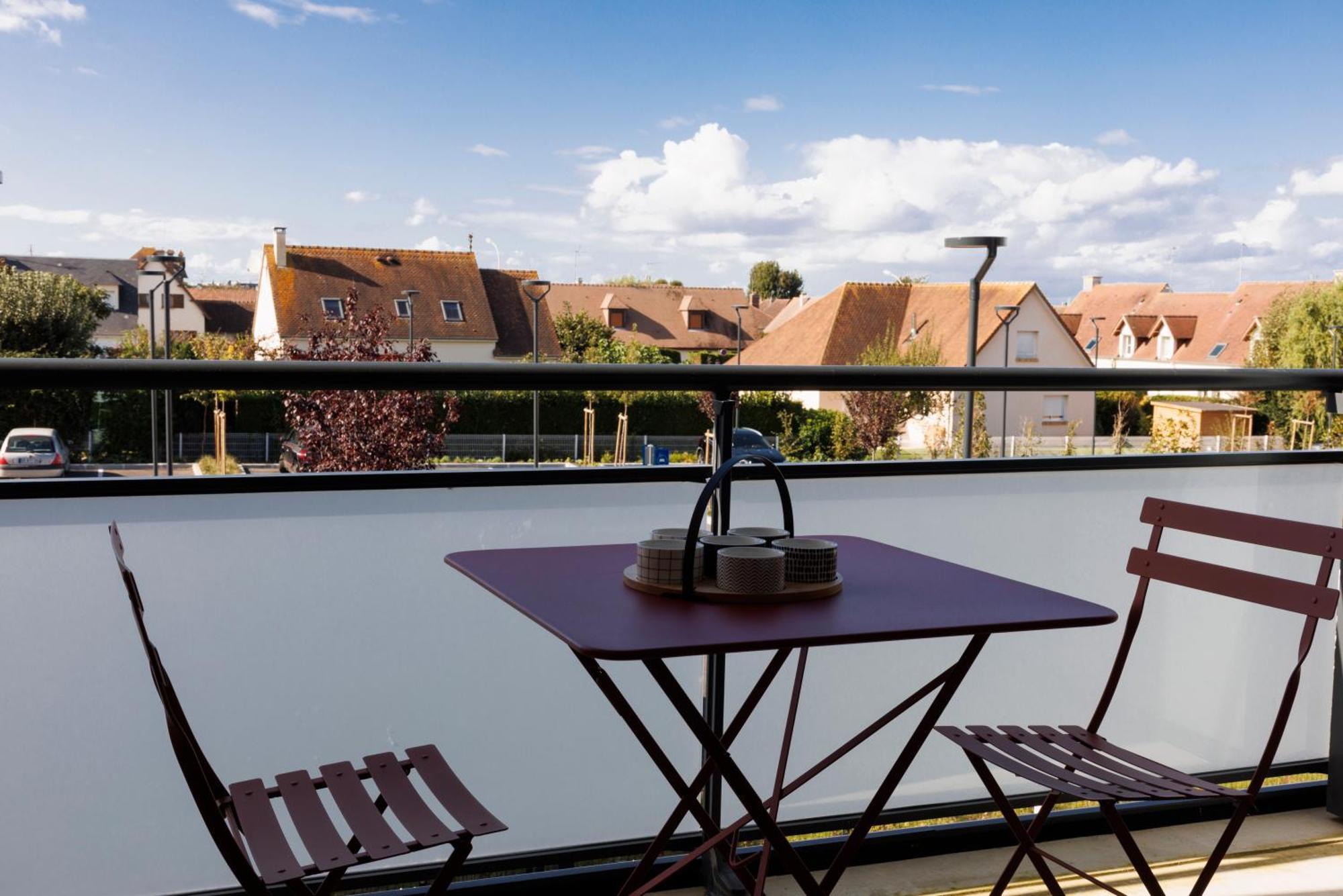 Les Boreales - Appart'Hotel & Restaurant Villers-sur-Mer Exterior foto